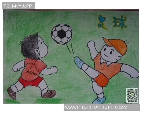 简笔画教程：轻松绘制足球明星与足球的创意插图技巧分享